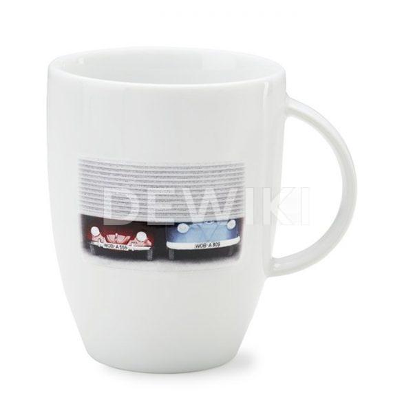 Фарфоровая кружка Volkswagen Classic, Beetle и T1 Bulli Фарфоровая кружка Volkswagen Classic, Beetle и T1 Bulli