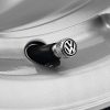 Колпачки на ниппель Volkswagen, для алюминиевых вентилей