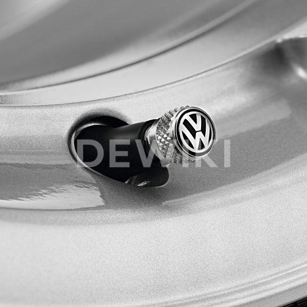 Колпачки на ниппель Volkswagen, для алюминиевых вентилей