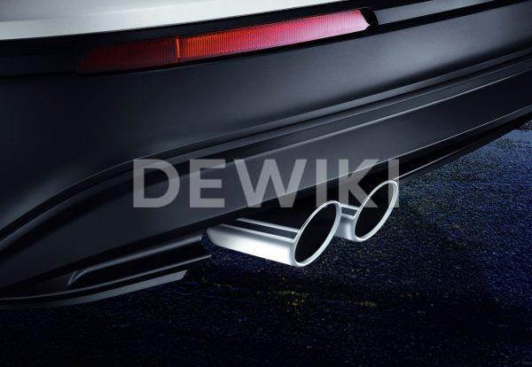 Насадка для заднего глушителя Volkswagen, парные по 60 мм Насадка для заднего глушителя Volkswagen, парные по 60 мм
