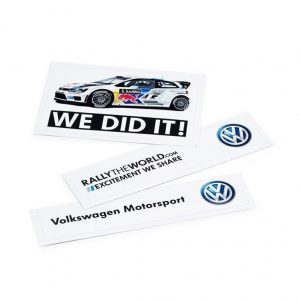 Набор из трех наклеек Volkswagen Motorsport