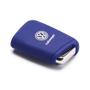 Силиконовый чехол для ключа Volkswagen Golf 7 (MQB), Blue