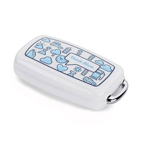 Футляр для ключа Volkswagen Think blue, трехкнопочный ключ Футляр для ключа Volkswagen Think blue, трехкнопочный ключ