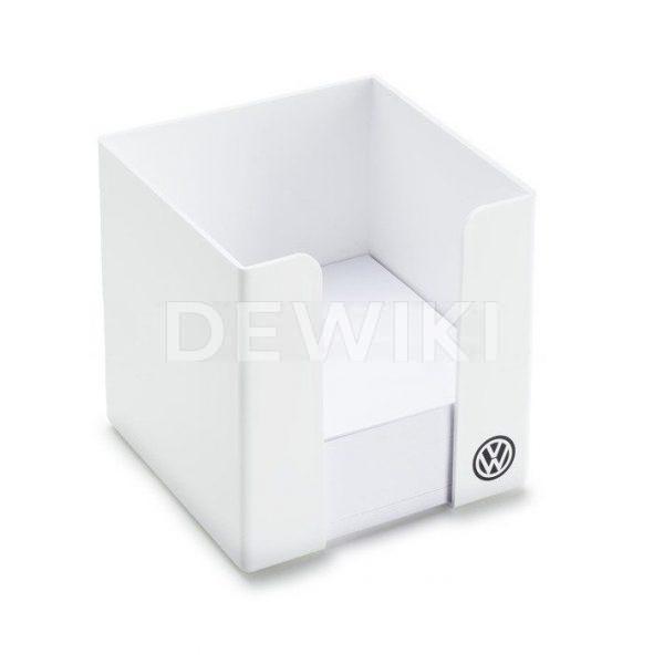 Блок для записей с логотипом Volkswagen
