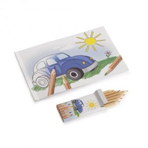 Альбом для раскрашивания с цветными карандашами Volkswagen Альбом для раскрашивания с цветными карандашами Volkswagen