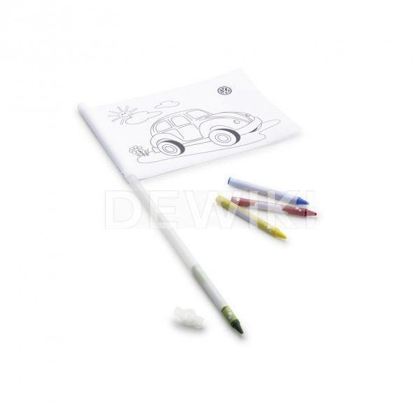 Флажок для раскрашивания Volkswagen Флажок для раскрашивания Volkswagen