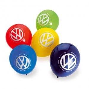 Разноцветные воздушные шары Volkswagen