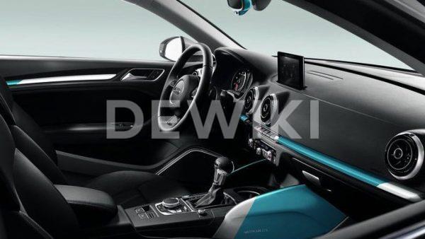 Декоративные накладки для приборной панели и обшивки передних дверей Audi A3/S3 (8V) 2013-н.в, «Colour kit blue», комплект 5 шт.