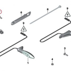Винт M6X12 со сферо-цилиндрической головкой BMW Винт M6X12 со сферо-цилиндрической головкой BMW