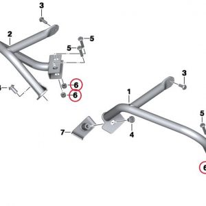 Шестиугольная гайка AM6-A2-70 BMW Шестиугольная гайка AM6-A2-70 BMW