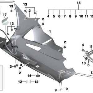 Вентиляционный шланг топливного бака BMW S 1000 R / RR / HP4  2012-2017 год