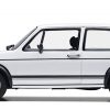 Модель в миниатюре 1:43 Volkswagen Golf I GTI (1976), White