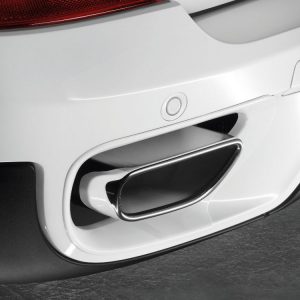 Насадка глушителя левая BMW E70 X5, хромированная Насадка глушителя левая BMW E70 X5, хромированная