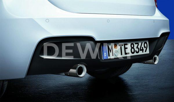 Насадки глушителя BMW M Performance F20/F21 1 серия, карбон
