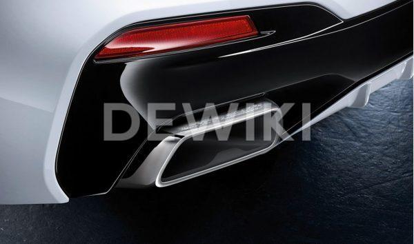 Насадки глушителя BMW M Performance G30 5 серия, хромированные Насадки глушителя BMW M Performance G30 5 серия, хромированные