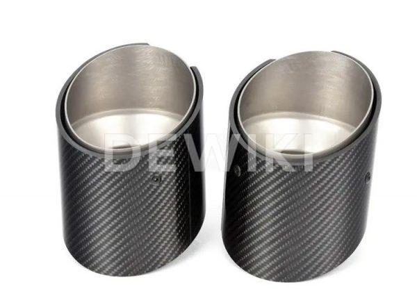 Насадки глушителя BMW M Performance G20 3 серия, карбон Насадки глушителя BMW M Performance G20 3 серия, карбон