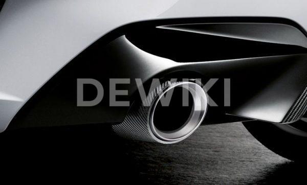 Насадки глушителя BMW M Performance G20 3 серия, карбон