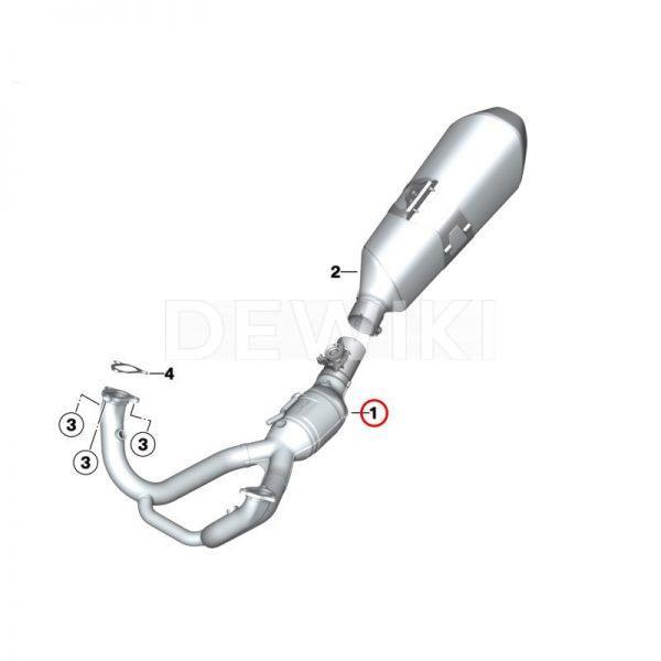 Выпускной коллектор BMWR 1200 / 1250 / R / RS / RT / GS / Adventure, хромированная Выпускной коллектор BMWR 1200 / 1250 / R / RS / RT / GS / Adventure, хромированная