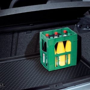 Коврик в багажник Volkswagen Golf Plus, с надписью, для автомобилей с высоким полом багажника