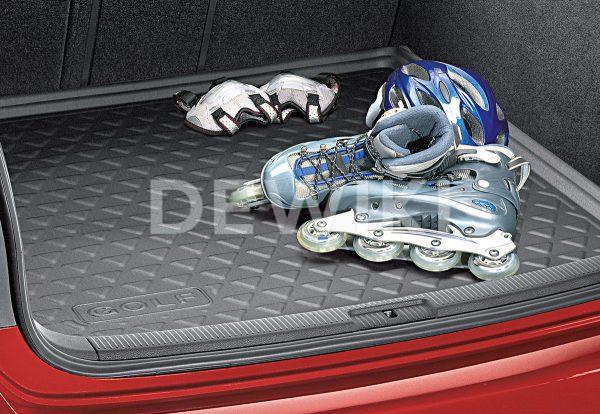 Коврик в багажник Volkswagen Golf 5 / 6, для автомобилей с высоким полом багажника