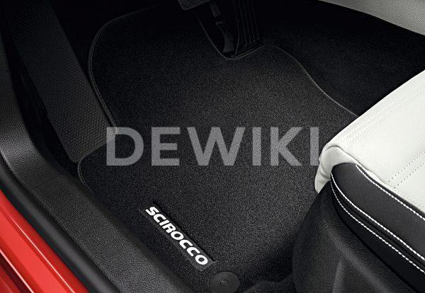 Коврики в салон Volkswagen Scirocco, текстильные Premium передние Коврики в салон Volkswagen Scirocco, текстильные Premium передние
