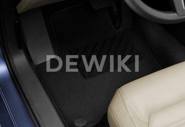 Коврики в салон Volkswagen Golf 5 / 6 / Jetta / Scirocco 3, текстильные Plus передние и задние, черные Коврики в салон Volkswagen Golf 5 / 6 / Jetta / Scirocco 3, текстильные Plus передние и задние, черные