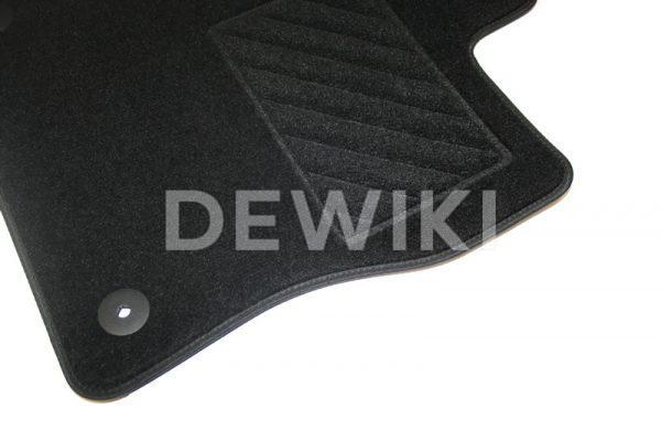 Коврики в салон Volkswagen Golf 5 / 6 / Jetta / Scirocco 3, текстильные Plus передние и задние, черные Коврики в салон Volkswagen Golf 5 / 6 / Jetta / Scirocco 3, текстильные Plus передние и задние, черные