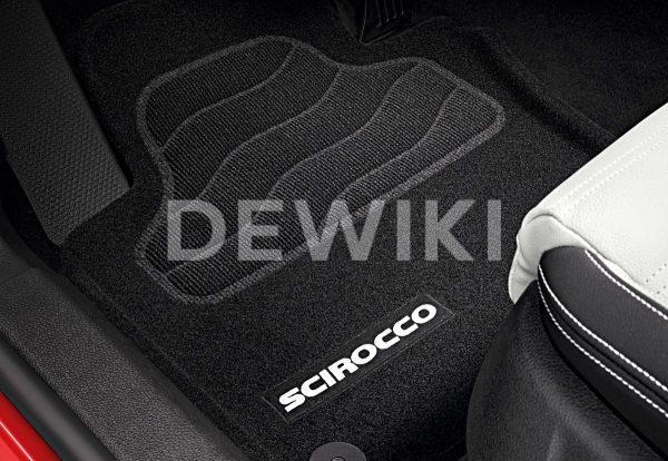 Коврики в салон Volkswagen Scirocco, текстильные Optimat передние и задние, 3D