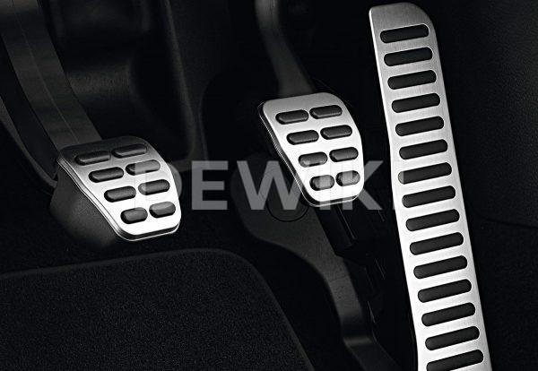 Накладки на педали Volkswagen, для автомобилей с МКПП, высокая педаль акселератора Накладки на педали Volkswagen, для автомобилей с МКПП, высокая педаль акселератора