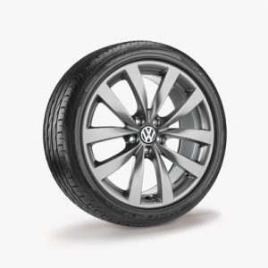 Летнее колесо в сборе VW Passat в дизайне Sagitta, 235/40 R19 96 Y/ZR XL, Titanium, 8.0J x 19 ET41 Летнее колесо в сборе VW Passat в дизайне Sagitta, 235/40 R19 96 Y/ZR XL, Titanium, 8.0J x 19 ET41