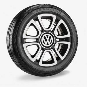 Летнее колесо в сборе VW Up! в дизайне Triangle, 185/50 R16 81H, Black, 6.0J x 16 ET43