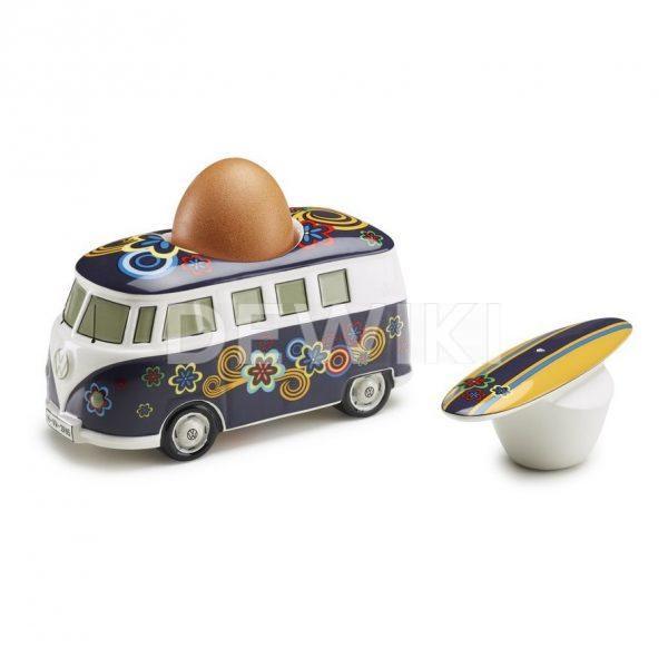 Подставка для яиц всмятку Volkswagen T1 Bulli Flower Power, Blue Подставка для яиц всмятку Volkswagen T1 Bulli Flower Power, Blue