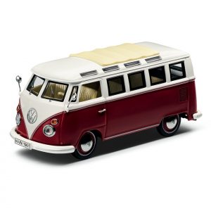Модель в миниатюре 1:43 Volkswagen T1 Samba Van, Red / Cream