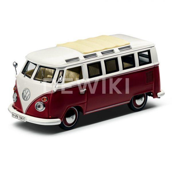 Модель в миниатюре 1:43 Volkswagen T1 Samba Van, Red / Cream