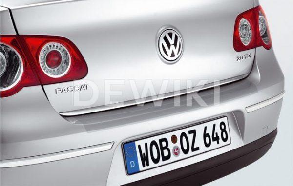 Защитная пленка на задний бампер для Volkswagen Passat (B6) 2005-2010 Limousine