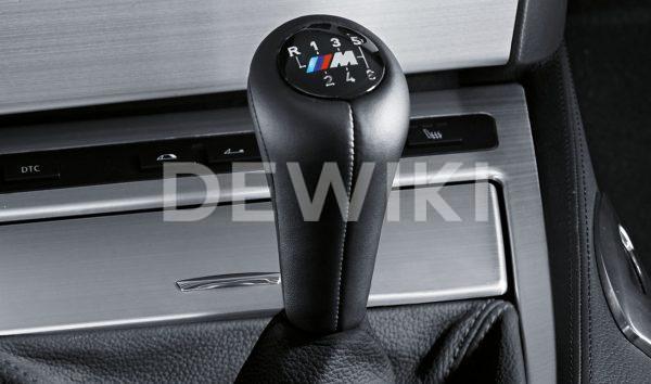 Кожаная рукоятка рычага МКПП M стиль BMW E46/E60/E61/E64/E63/E36/E83 X3, 3,5 и 6 серия