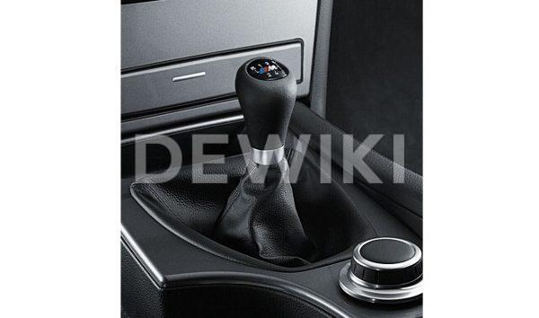 Кожаная рукоятка рычага МКПП в М стиле BMW Performance Кожаная рукоятка рычага МКПП в М стиле BMW Performance