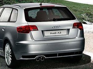 Накладка на бампер задний Audi A3 (8P) Накладка на бампер задний Audi A3 (8P)