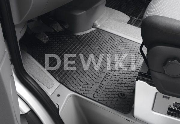Коврики в салон Volkswagen Crafter 2012-2016, резиновые передние Коврики в салон Volkswagen Crafter 2012-2016, резиновые передние