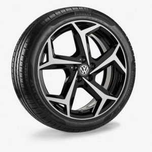 Летнее колесо в сборе VW Polo в дизайне Bonneville,  215/45 R17 91W XL, Black Metallic, 7.0J x 17 ET51