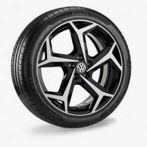 Летнее колесо в сборе VW Polo в дизайне Bonneville,  215/45 R17 91W XL, Black Metallic, 7.0J x 17 ET51 Летнее колесо в сборе VW Polo в дизайне Bonneville,  215/45 R17 91W XL, Black Metallic, 7.0J x 17 ET51