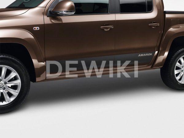 Декоративная пленка Volkswagen с надписью Amarok, черная Декоративная пленка Volkswagen с надписью Amarok, черная