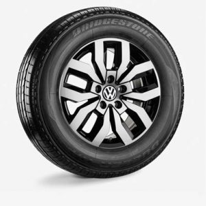 Летнее колесо в сборе VW Amarok в дизайне Rocadura, 245/65 R17 111H XL, Black, 8.0J x 17 ET49 Летнее колесо в сборе VW Amarok в дизайне Rocadura, 245/65 R17 111H XL, Black, 8.0J x 17 ET49