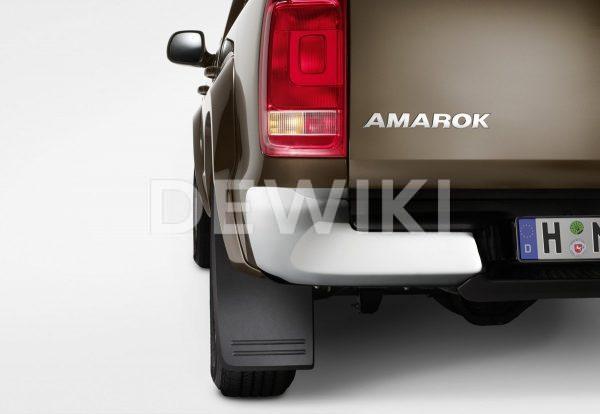 Брызговики задние Volkswagen Amarok (2H),  для автомобилей без расширителей колёсных арок