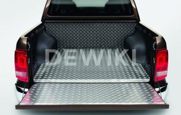 Облицовка багажника Volkswagen Amarok, алюминий