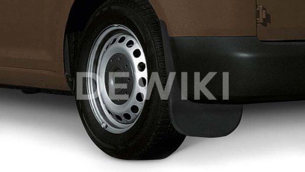 Брызговики задние Volkswagen Caddy 4 с 2015 года, стандартная база Брызговики задние Volkswagen Caddy 4 с 2015 года, стандартная база