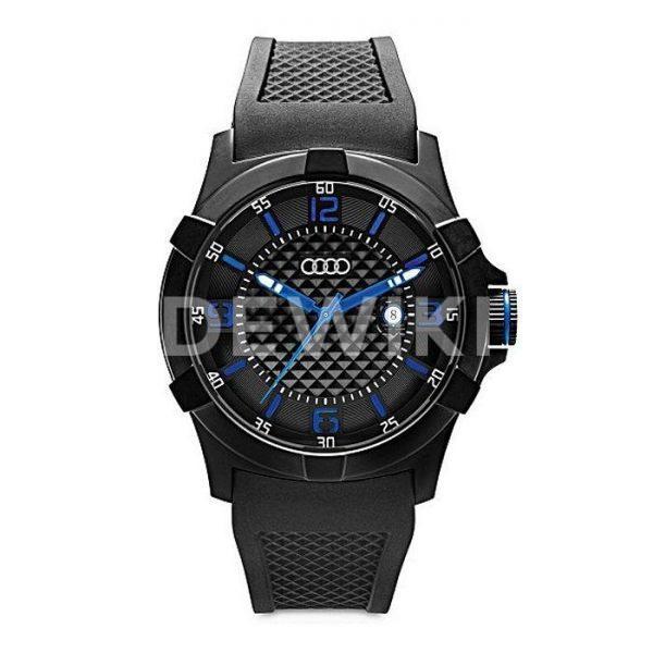 Наручные часы унисекс Audi Watch, Black/Blue Наручные часы унисекс Audi Watch, Black/Blue