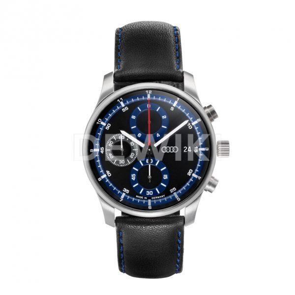 Наручные часы хронограф Audi Sport, Black/Blue