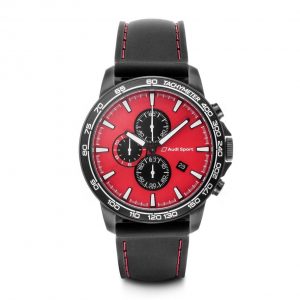 Наручные часы хронограф Audi Sport, Red/Black