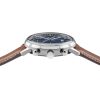 Мужские наручные часы хронограф Audi Solar, Blue/Brown